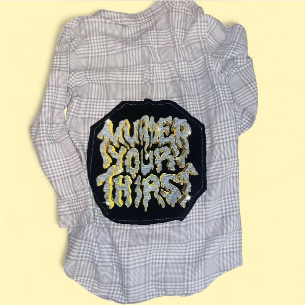 Sonoma Upcycled flannel Shacket Small